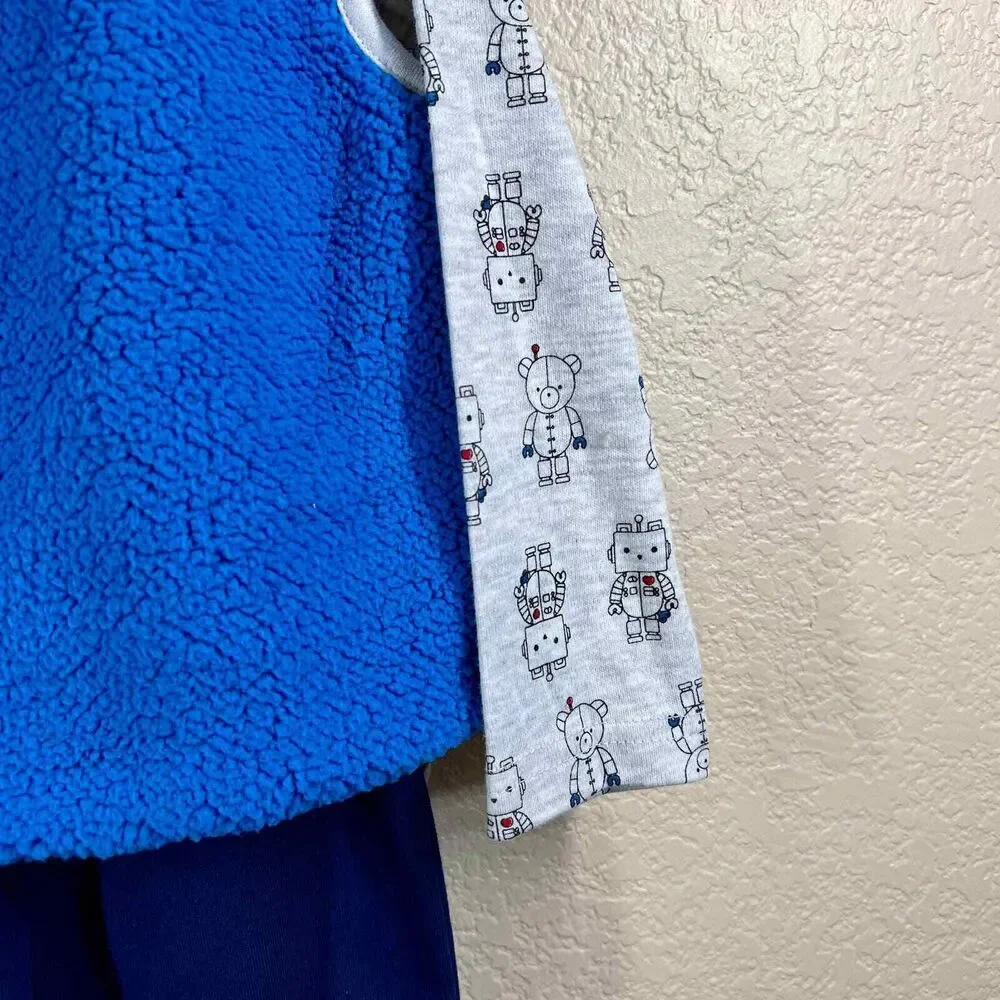 Wee Play Boy blue 3 piece Set  size 24 months  warm cozy play